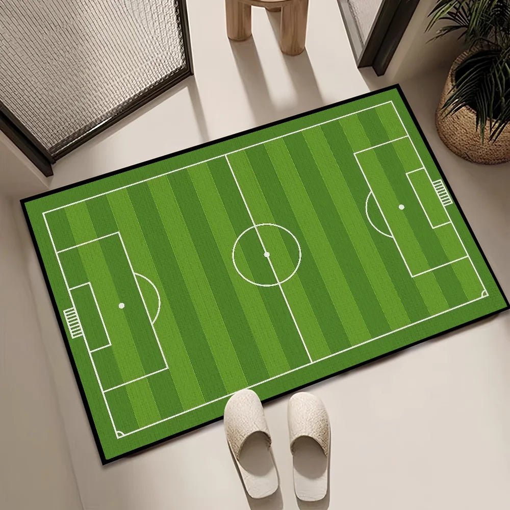 small Field carpet Rug Carpet Home Decor Cartoon Bedroom Mat Hallway Balcony Carpet Entrance Doormat Football Decoration