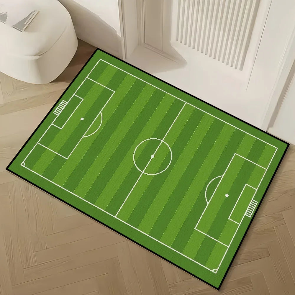 small Field carpet Rug Carpet Home Decor Cartoon Bedroom Mat Hallway Balcony Carpet Entrance Doormat Football Decoration