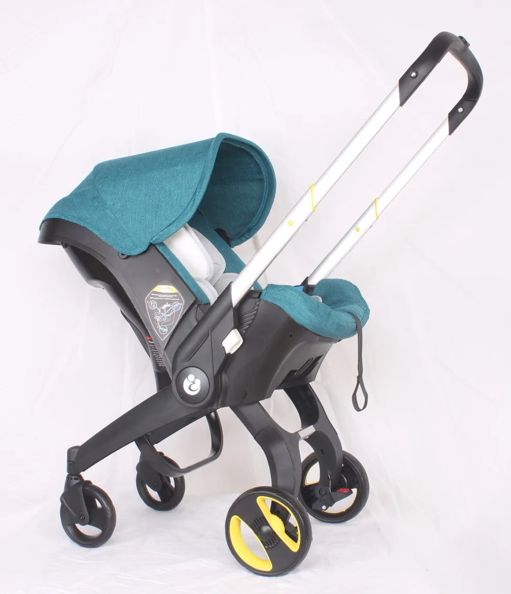 Baby Stroller 4 in 1 With Car Seat Baby Bassinet High Landscope Folding Baby Carriage Prams For Newborns Cart 3 in 1