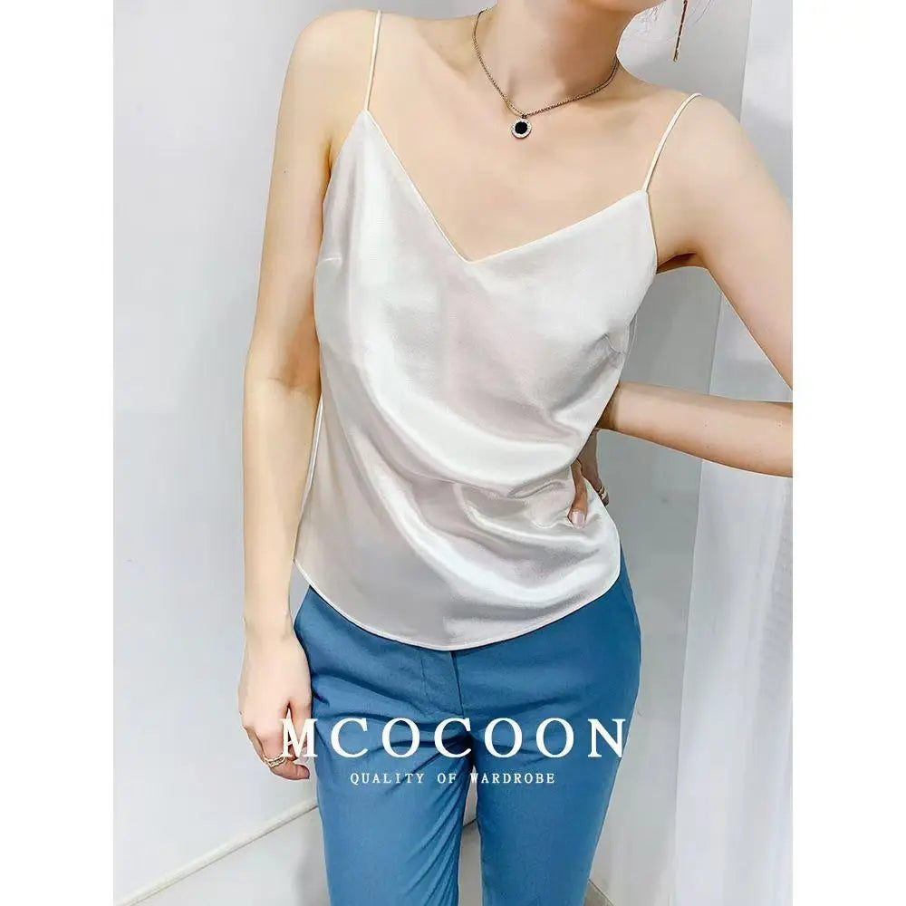 Women's Solid Color Pullover Suspender Casual Fashion Top
