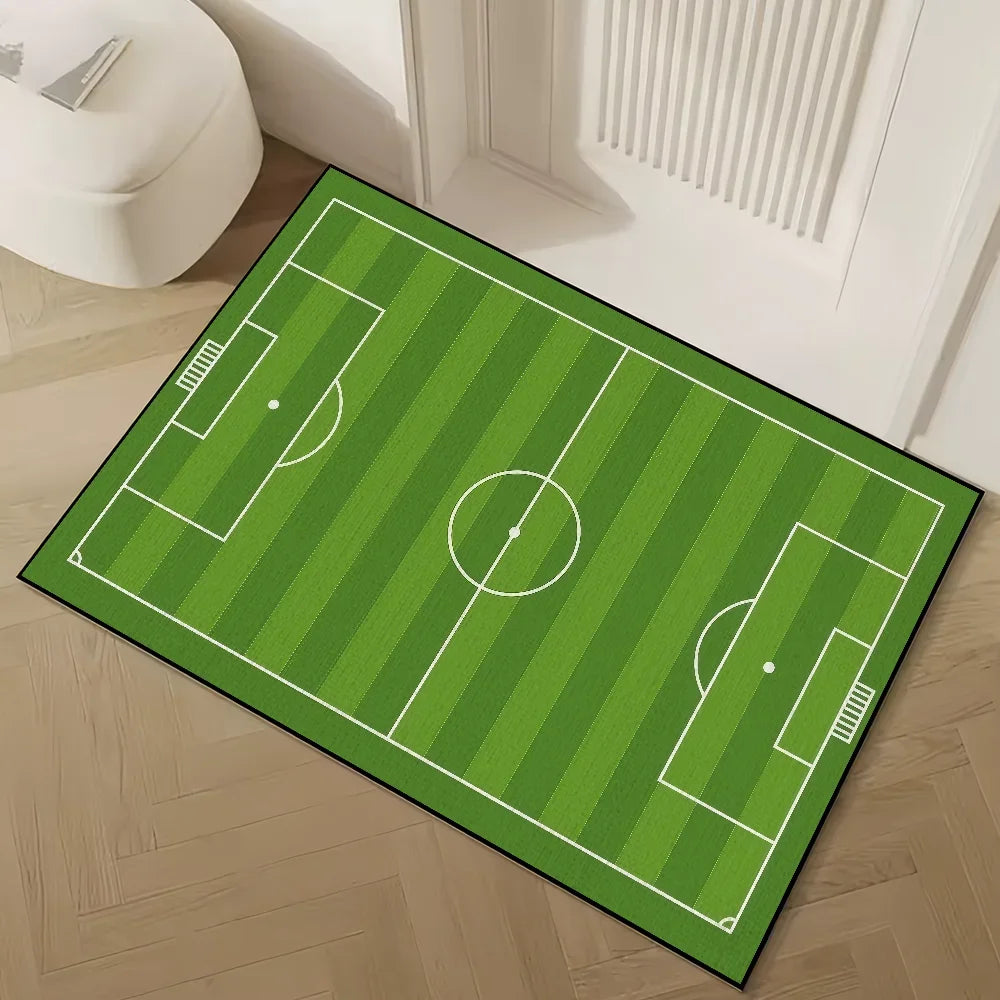 small Field carpet Rug Carpet Home Decor Cartoon Bedroom Mat Hallway Balcony Carpet Entrance Doormat Football Decoration