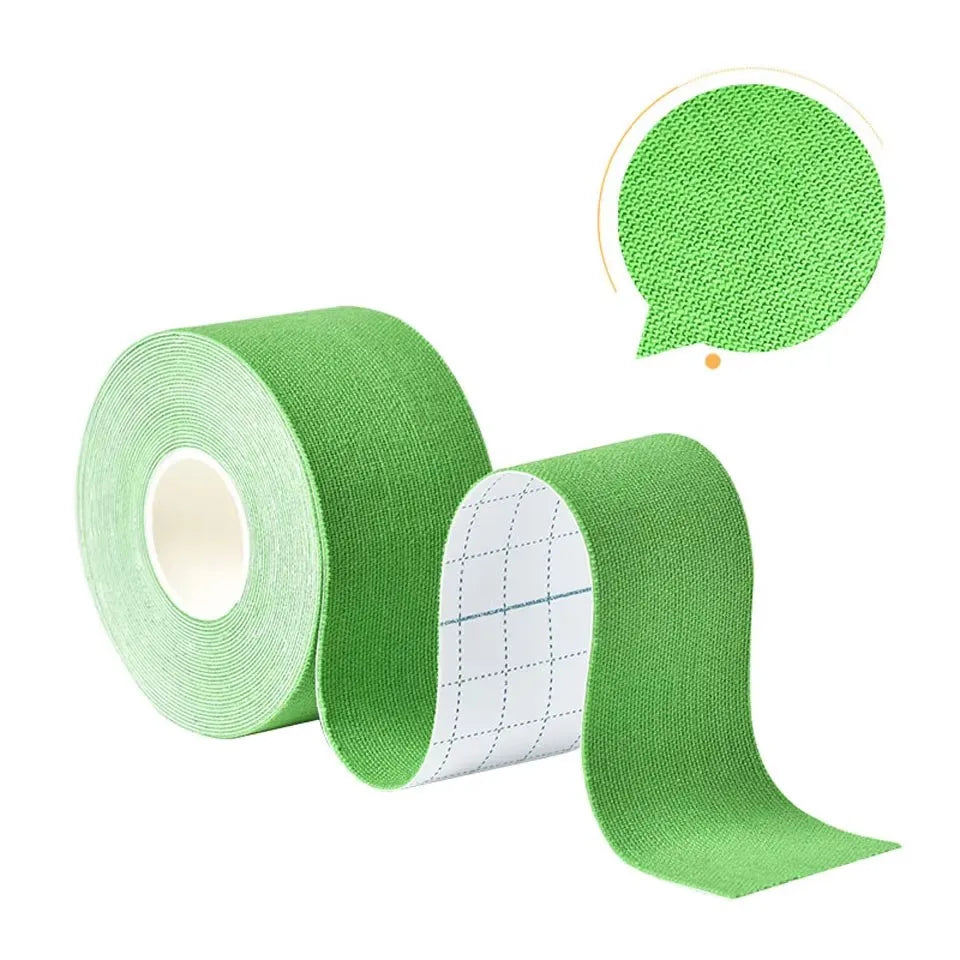Muscle Patch Knee Muscle Protector Pain Relief Elastic Bandage Sport Recovery Tape Strapping Gym Fitness Tennis Running Unisex