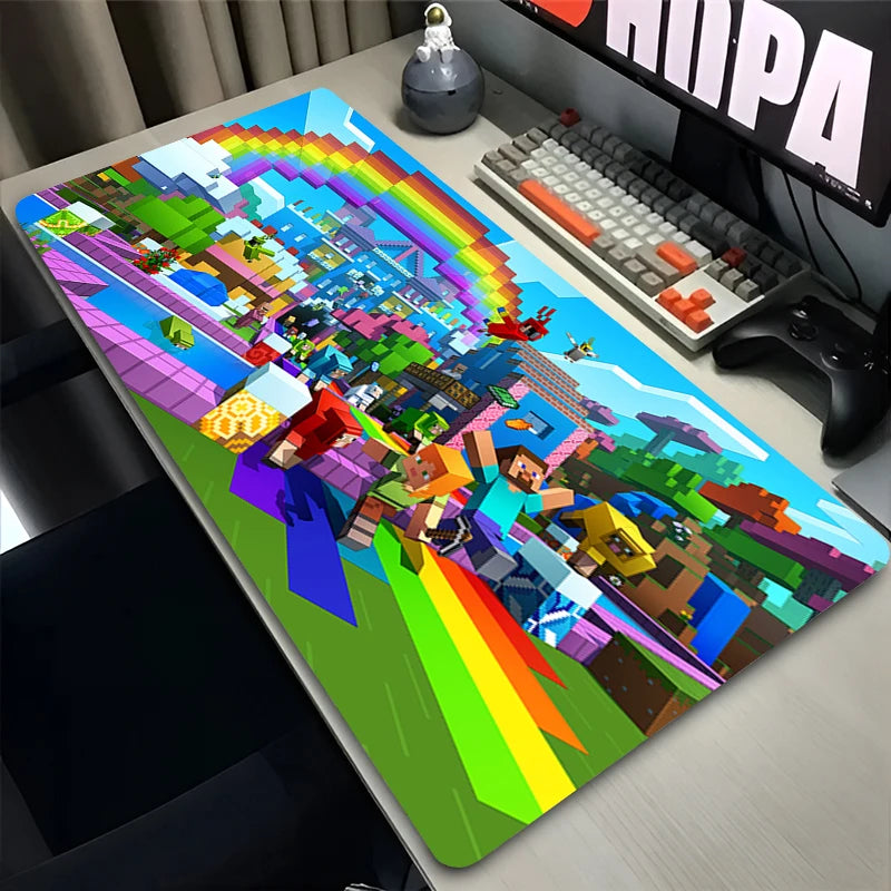 Mouse Pad Gamer XL Custom HD Home Mouse Mat Desk Mats M-minecraftS Table of Office Carpet Gamer Natural Rubber Mice Pad Mousepad