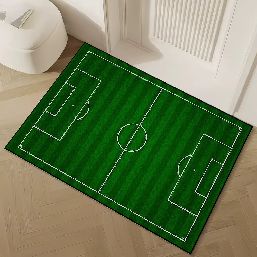 small Field carpet Rug Carpet Home Decor Cartoon Bedroom Mat Hallway Balcony Carpet Entrance Doormat Football Decoration
