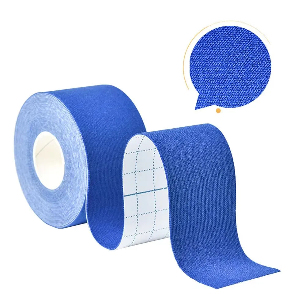 Muscle Patch Knee Muscle Protector Pain Relief Elastic Bandage Sport Recovery Tape Strapping Gym Fitness Tennis Running Unisex