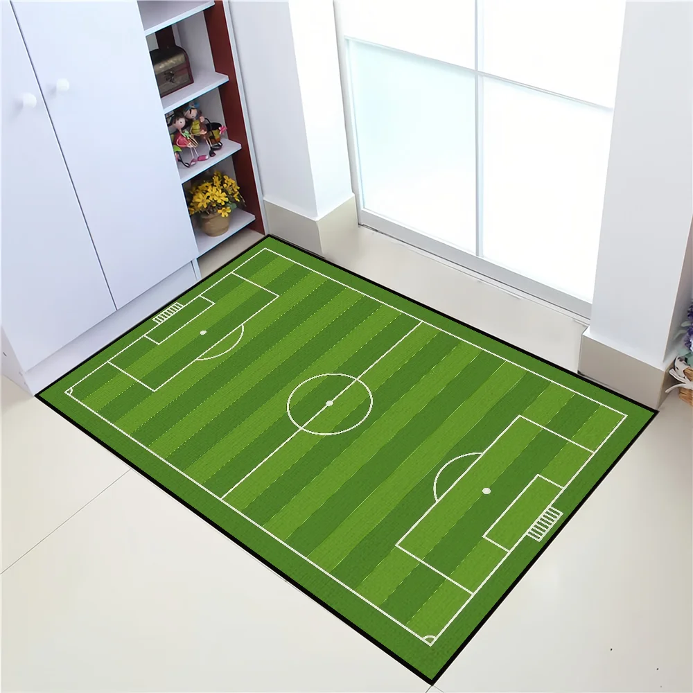 small Field carpet Rug Carpet Home Decor Cartoon Bedroom Mat Hallway Balcony Carpet Entrance Doormat Football Decoration