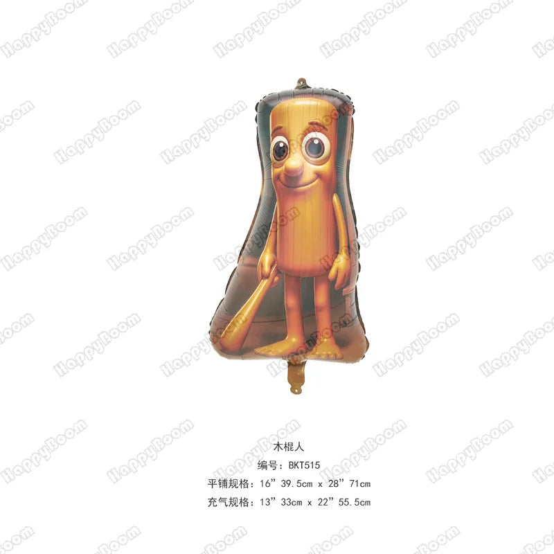Italian Brainrot Animals Theme Kids Birthday Party Supplies Tung Tung Tung Sahur Balloon Funny Meme Anime Home Decorat Gift 2025