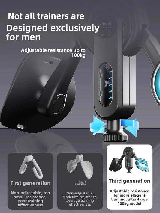 Men's Kegel Trainer Leg Exerciser Fitn Equipment Anus Lifting Full Leg Muscle Training Device Spring Resistance