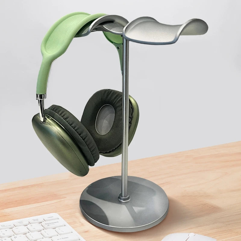 ABS Plastic Double Headphone Holder Bracket Dual Hanger Hook Earphone Stand Desktop Mount for Gaming Headset