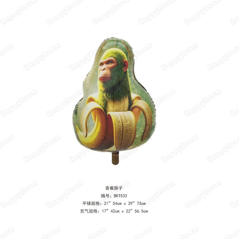 Italian Brainrot Animals Theme Kids Birthday Party Supplies Tung Tung Tung Sahur Balloon Funny Meme Anime Home Decorat Gift 2025