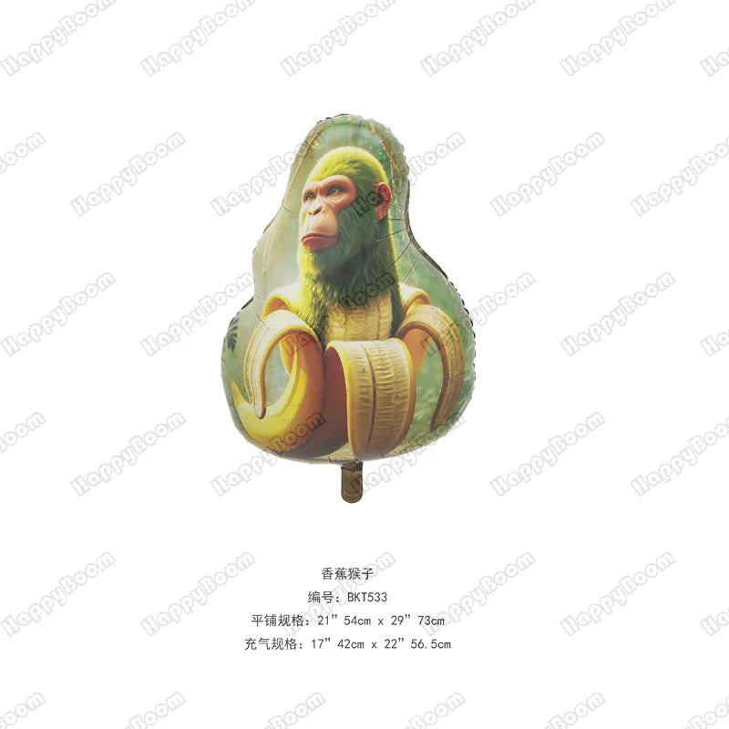 Italian Brainrot Animals Theme Kids Birthday Party Supplies Tung Tung Tung Sahur Balloon Funny Meme Anime Home Decorat Gift 2025