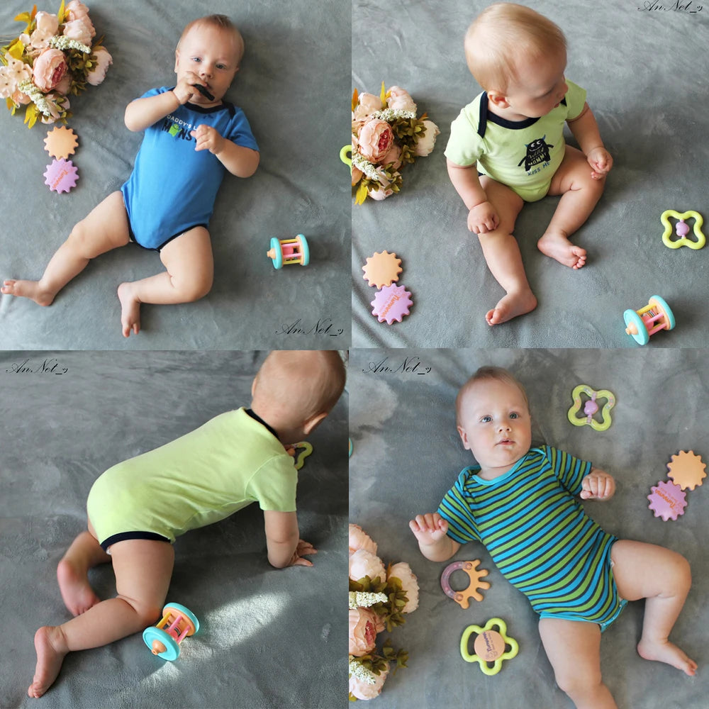 Kavkas Baby Cotton Onesie Random 2 Pieces Set Design Baby Newborn Bodysuit Randomly Given Kids Rompers Short Sleeve Clothes